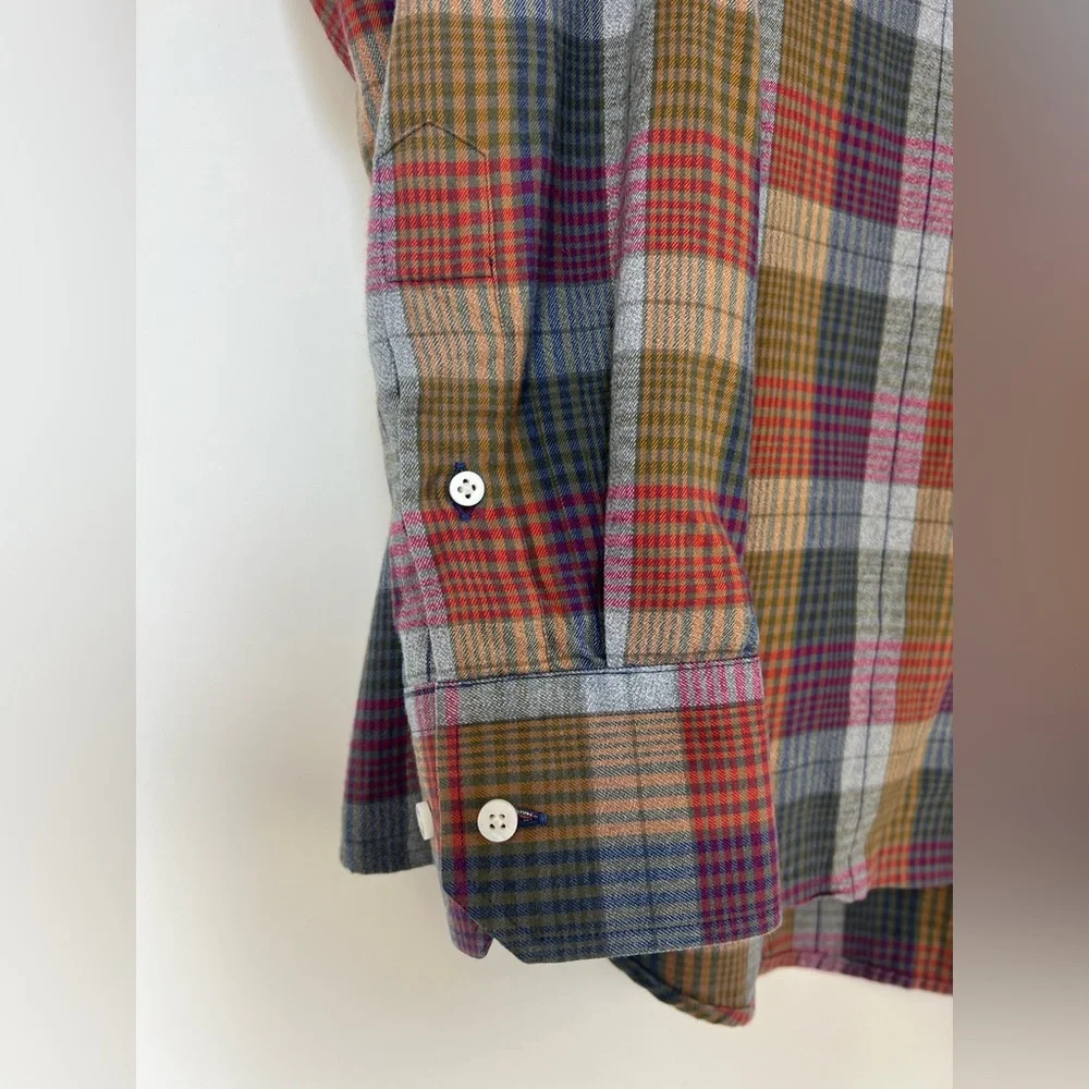 Indochino Made For You Custom Shirt‎ - Multicolor Plaid (XL)